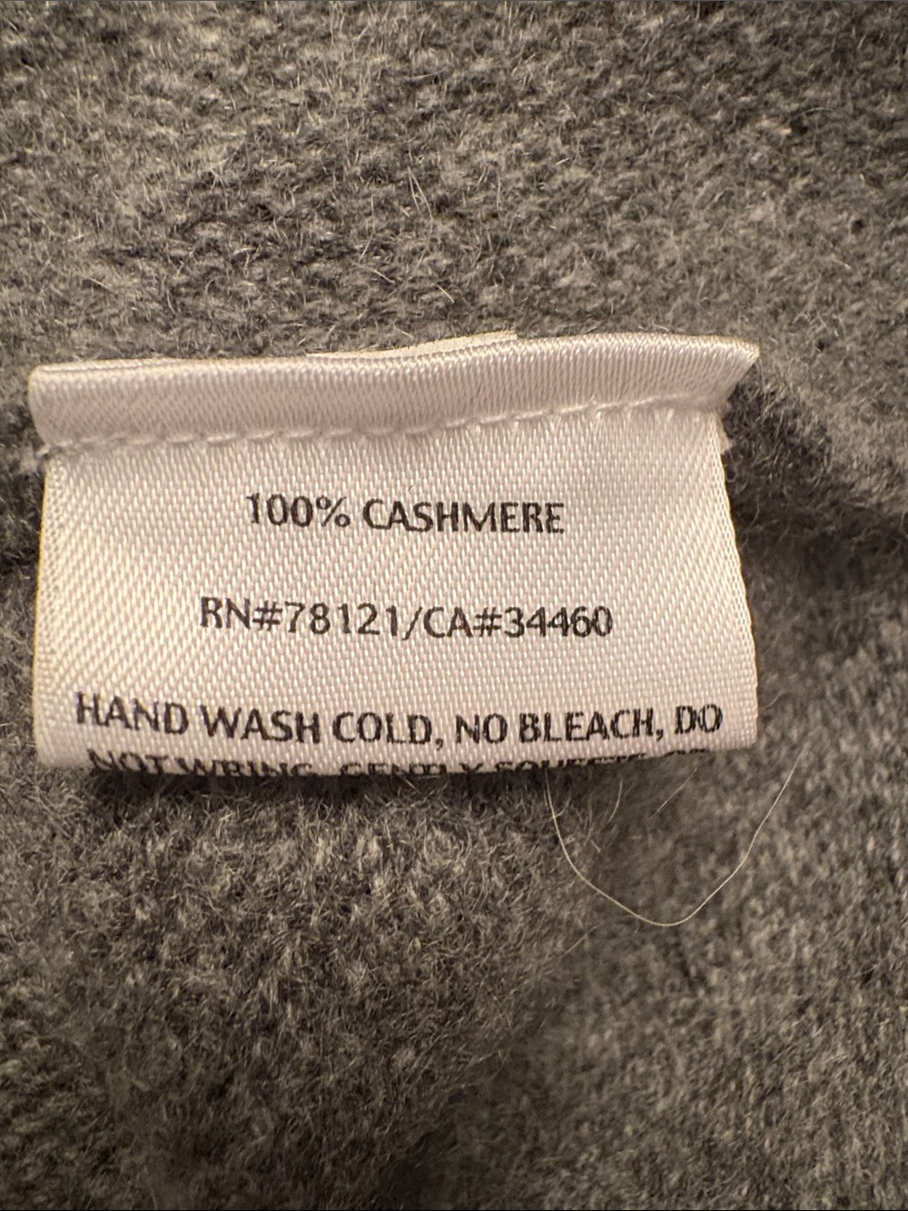 Eileen Fisher cashmere Gray Cardigan sweater - Picture 9 of 10
